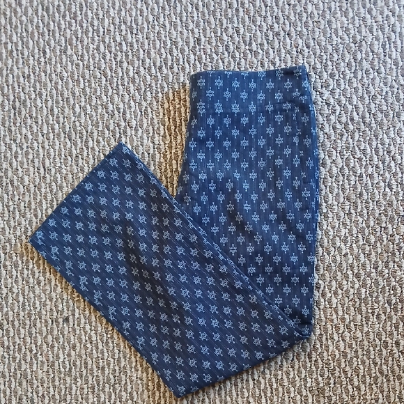 Tory Burch Pants - Tory Burch Dark Blue Textured Pants